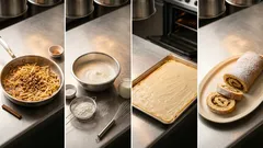 Jablečná roláda z plechu: šťavnatá rychlovka se skořicí, kterou srolujete ještě horkou