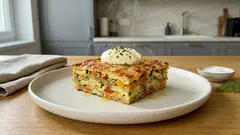 Zapečená cuketa se zeleninou a sýrem: šťavnatý nákyp z jednoho plechu