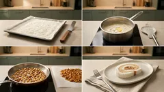 Nepečené kokosové rolky s piškoty a karamelovým krémem – pohoštění bez trouby