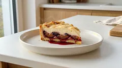 Švestkový koláč na plech s vanilkovým krémem: vláčný i druhý den