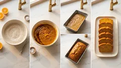 Vláčný dýňový chlebíček s pomerančovou polevou – jednoduché podzimní pečení