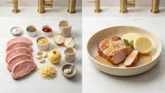 Vepřová kýta na kmíně s omáčkou zahuštěnou jablkem – krásně hladká bez hrudek