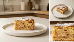 Jablečný koláč na plech jako od babičky: křehké těsto a šťavnatá náplň