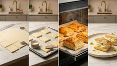 Křupavé citronové taštičky z listového těsta s mascarpone krémem – hotové za chvíli