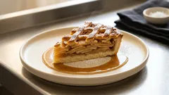 Jablečný mřížkový koláč se skořicí: křehké těsto a šťavnatá náplň bez rozmáčení