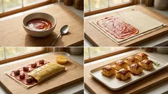 Slané jednohubky z listového těsta s párky: rychlé pohoštění za 25 minut