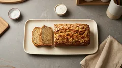 Banánový chlebíček z přezrálých banánů: vláčný, voňavý a hotový raz dva