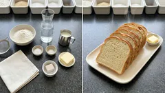 Domácí toustový chléb s jemnou střídou – nadýchaný a krásně se krájí