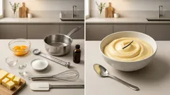 Nadýchaný žloutkový krém do cukroví a dortů: stabilní díky horkému sirupu