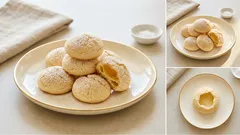 Žloutkové foukané cukroví s amoniem: křehké a lehké, když těsto necháte přes noc odležet