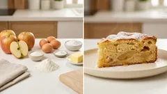 Rychlý jablečný koláč do formy: nadýchané těsto a šťavnatá jablka