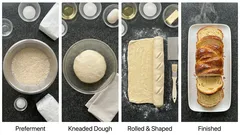 Nadýchaný máslový chléb z rolovaného těsta: jemná střídka a krásné vrstvy krok za krokem