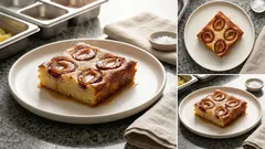 Bramborák se švestkami z trouby: křupavý na okrajích, vláčný uvnitř (na plech)