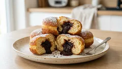 Nadýchané kynuté šišky s povidly: jednoduchý recept, který se vždy povede