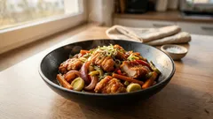 Sladkokyselé kuře jako z bistra: křupavé kousky a lesklá omáčka za pár minut