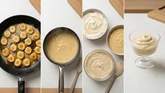 Banánový krém do skleniček bez pečení – jemný dezert, který stihnete dopředu