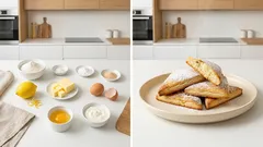 Rychlé vanilkové trojúhelníčky ze zakysané smetany – jemné sušenky, co se vždy povedou