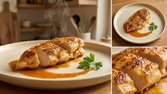 Kuřecí na pánvi v zakysané smetaně: krémová marináda, šťavnaté maso