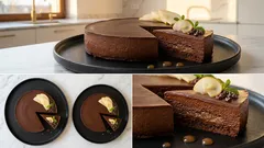Nepečený čokoládovo‑jablečný dort bez cukru: stačí 3 suroviny a lednice