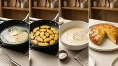 Ananasový koláč z pánve bez trouby: hotový za 20 minut a krásně se otočí