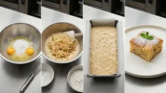 Rychlý jablečný koláč z nastrouhaných jablek: vláčný a hotový bez zbytečností