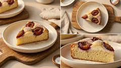 Rychlý švestkový koláč s tvarohem: vláčný piškot a šťavnaté ovoce