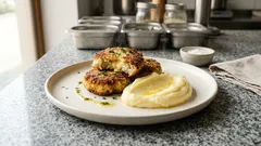 Květákové karbanátky se sýrem z trouby – šťavnaté placičky, co drží tvar