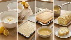 Piškotová roláda s citronovo-ricottovým krémem a bílou čokoládou – lehká a svěží