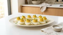 Plněná vajíčka s majonézou a hořčicí: rychlá retro chuťovka, která vždy zmizí