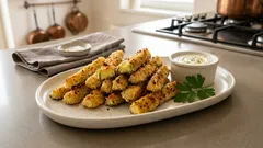 Parmezánové cuketové tyčinky z trouby: křupavé jako hranolky, ale lehčí