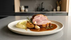 Pomalu dušená vepřová krkovice: křehké maso a voňavá šťáva bez zahušťování