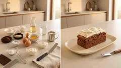 Řezy ze zakysané smetany: kakaový korpus a lehký krém, co chutná nejlíp druhý den