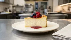 Lehký tvarohový cheesecake s bobulemi: pečený, krémový a bez zbytečných složitostí