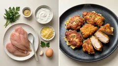 Kuřecí v jogurtovém těstíčku se sýrem: křupavé na povrchu, šťavnaté uvnitř