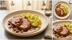 Krkovice na slanině a houbách: poctivá omáčka, která voní domovem