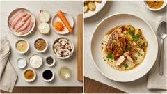 Kuřecí minutka s hořčicí a zakysanou smetanou: krémová omáčka hotová do 30 minut