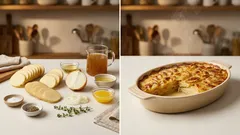 Francouzské brambory Boulangère: křupavý povrch, krémový střed z jednoho pekáče